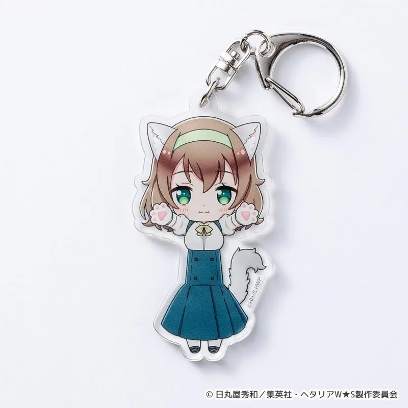 (Goods - Key Chain) Hetalia WorldStars Nobineko Acrylic Key Chain vol. 2 (Belgium)