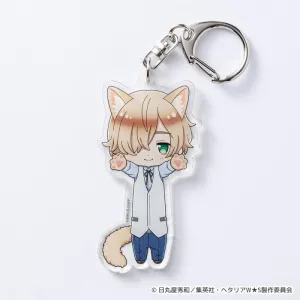 (Goods - Key Chain) Hetalia WorldStars Nobineko Acrylic Key Chain vol. 2 (Luxembourg)