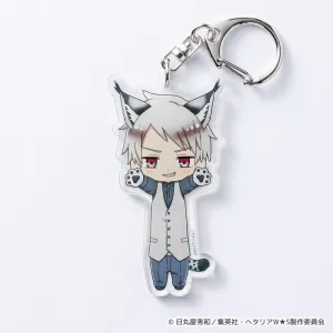 (Goods - Key Chain) Hetalia WorldStars Nobineko Acrylic Key Chain vol. 2 (Prussia)
