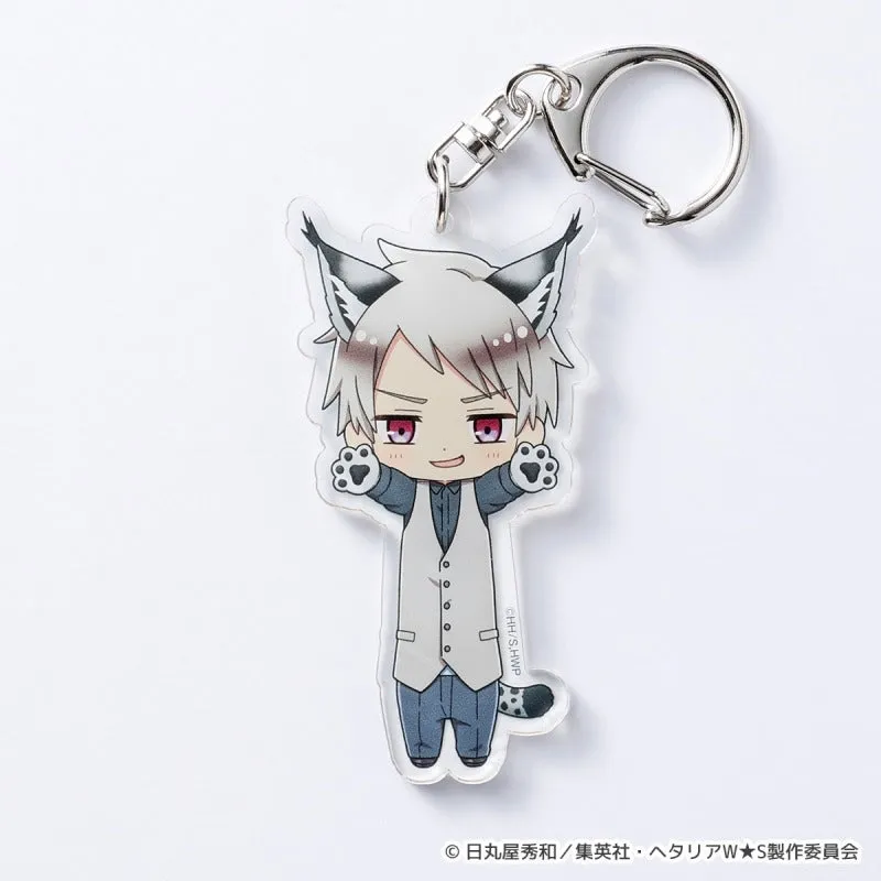 (Goods - Key Chain) Hetalia WorldStars Nobineko Acrylic Key Chain vol. 2 (Prussia)