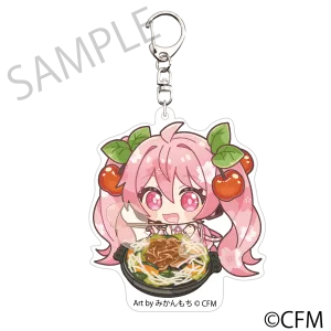 (Goods - Key Chain) Sakura Miku  Hirohako Die-cut Acrylic Keychain Hakodate 2025 Sakura Miku - Art by Mikanmochi