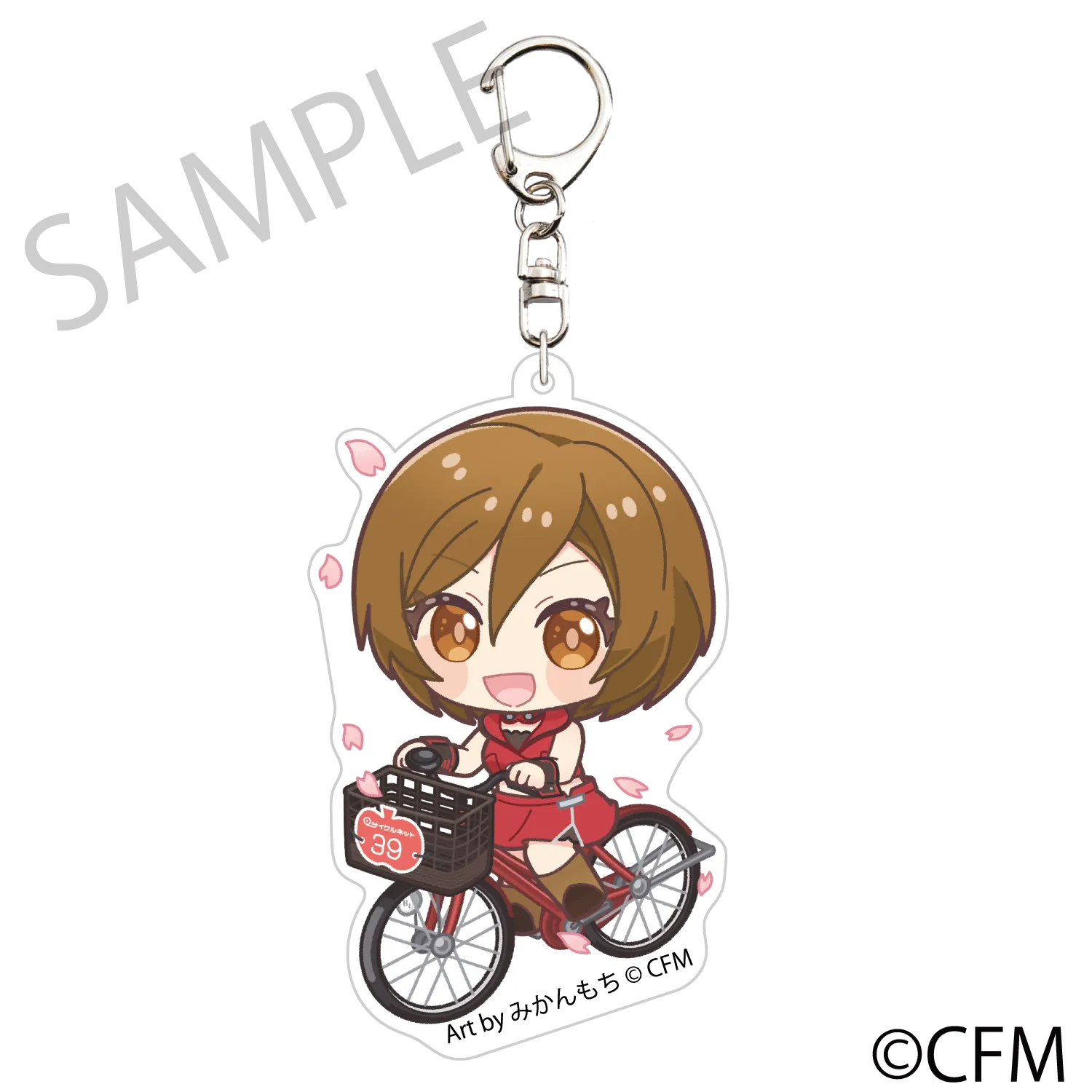 (Goods - Key Chain) Sakura Miku  Hirohako Die-cut Acrylic Keychain Hirosaki 2025 MEIKO - Art by Mikanmochi