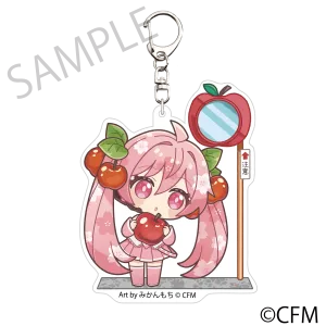 (Goods - Key Chain) Sakura Miku  Hirohako Die-cut Acrylic Keychain Hirosaki 2025 Sakura Miku - Art by Mikanmochi