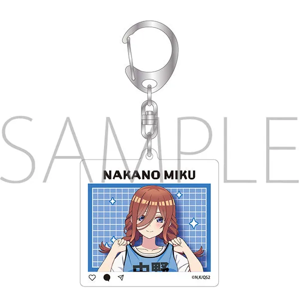 (Goods - Key Chain) The Quintessential Quintuplets Acrylic Key Chain Miku Nakano