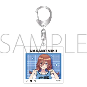 (Goods - Key Chain) The Quintessential Quintuplets Acrylic Key Chain Miku Nakano