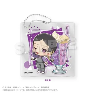 (Goods - Key Chain) Tokyo Revengers Chibi Acrylic Key Chain Cream Soda ver. Ran Haitani