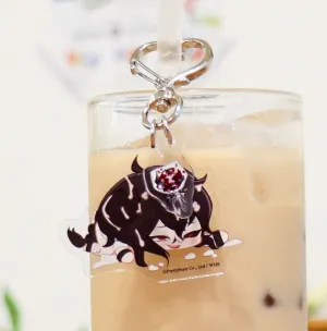 (Goods - Key Chain) What in "HELL" is bad? Peak Acrylic Key Chain Chibi Asmodeus