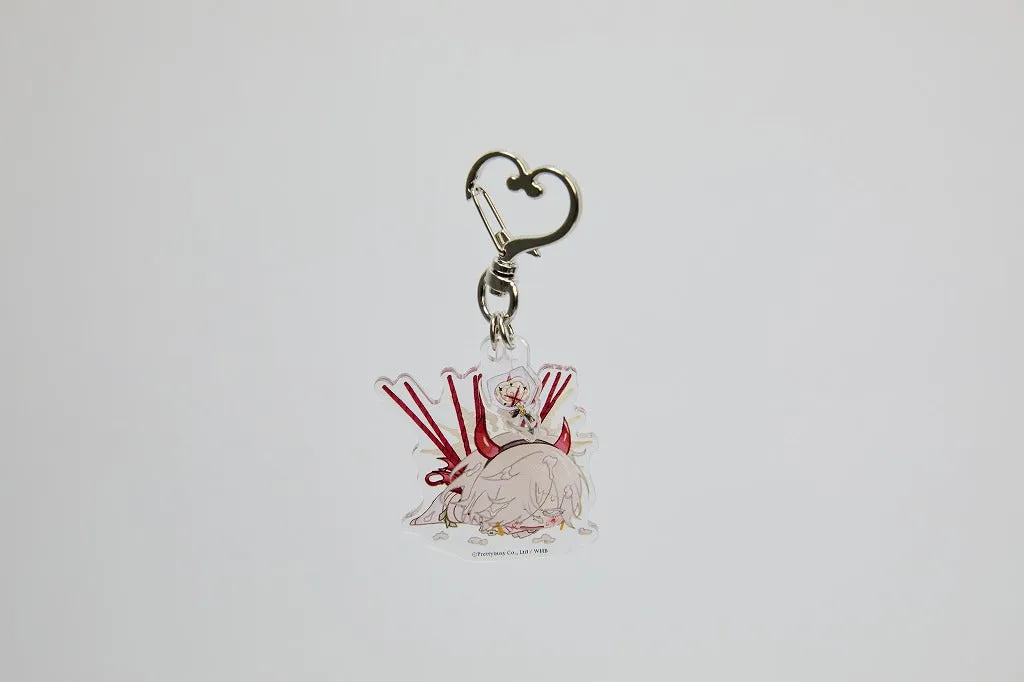 (Goods - Key Chain) What in "HELL" is bad? Peak Acrylic Key Chain Chibi Gabriel