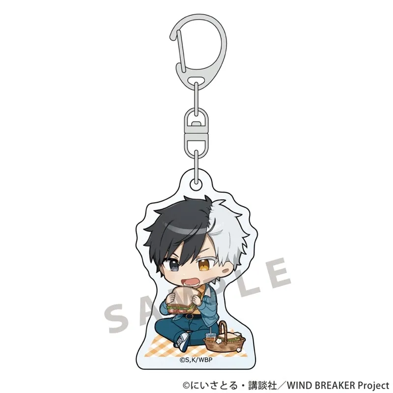 (Goods - Key Chain) WIND BREAKER Acrylic Key Chain (Haruka Sakura/Picnic)