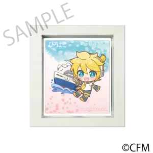 (Goods - Magnet) Sakura Miku  Hirohako Frame Magnet Hakodate 2025 Kagamine Len - Art by Mikanmochi