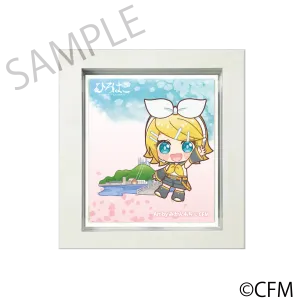 (Goods - Magnet) Sakura Miku  Hirohako Frame Magnet Hakodate 2025 Kagamine Rin - Art by Mikanmochi