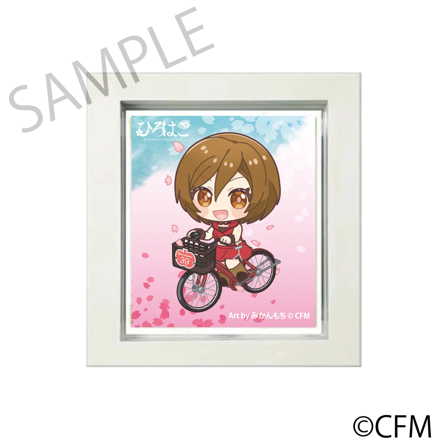(Goods - Magnet) Sakura Miku  Hirohako Frame Magnet Hirosaki 2025 MEIKO - Art by Mikanmochi