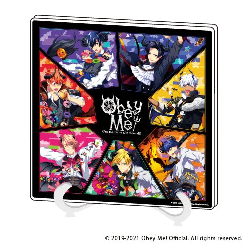 (Goods - Ornament) Obey Me! Acrylic Art Board 01/Ensemble Design Halloween ver. (feat. Exclusive Art)