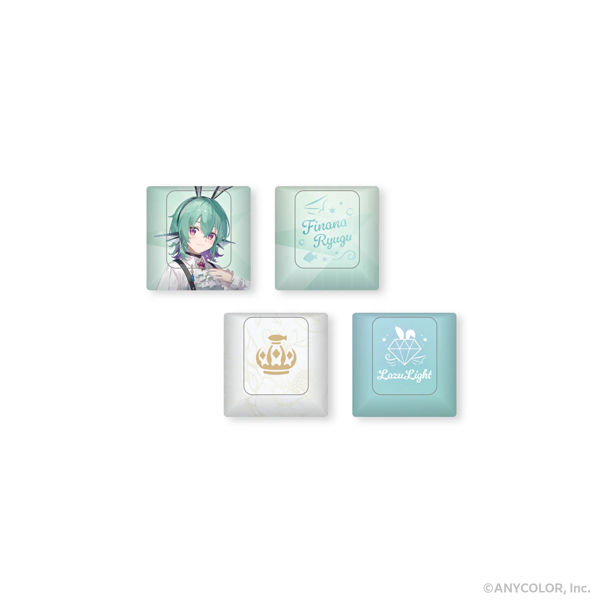 (Goods - Other) LazuLight Keycaps Set of 4 Finana Ryugu