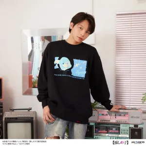 (Goods - Outerwear) Oshi no Ko Vol. 1 Retro Pop Sweatshirt 2 (Aqua) L