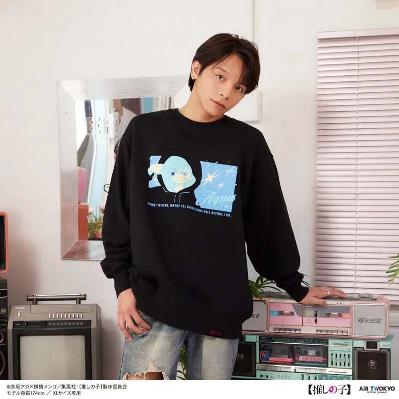 (Goods - Outerwear) Oshi no Ko Vol. 1 Retro Pop Sweatshirt 2 (Aqua) L