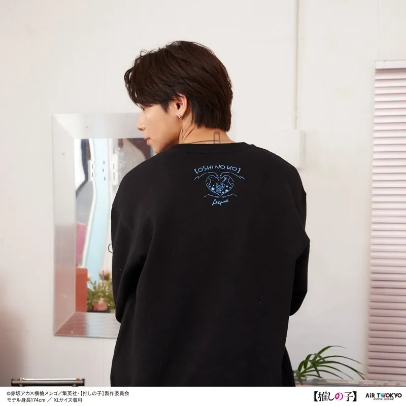 (Goods - Outerwear) Oshi no Ko Vol. 1 Retro Pop Sweatshirt 2 (Aqua) L