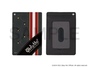 (Goods - Pass Case) Obey Me! x mixx garden Black Cat Butler Cafe Pass Case