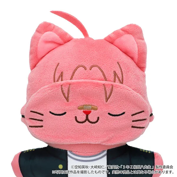 (Goods - Plush) 3-Z GINPACHI SENSEI withCAT Flat Plush With Eye Mask Kamui