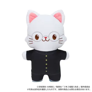 (Goods - Plush) 3-Z GINPACHI SENSEI withCAT Flat Plush With Eye Mask Shinpachi Shimura