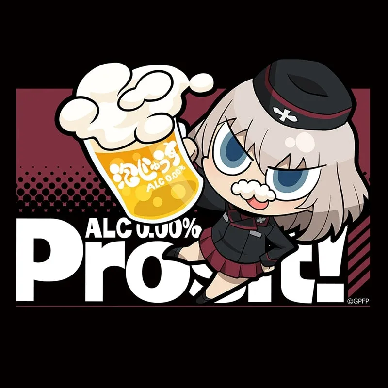 (Goods - Shirt) Girls und Panzer das Finale T-shirt (Erika Itsumi/Cheers) XL Size