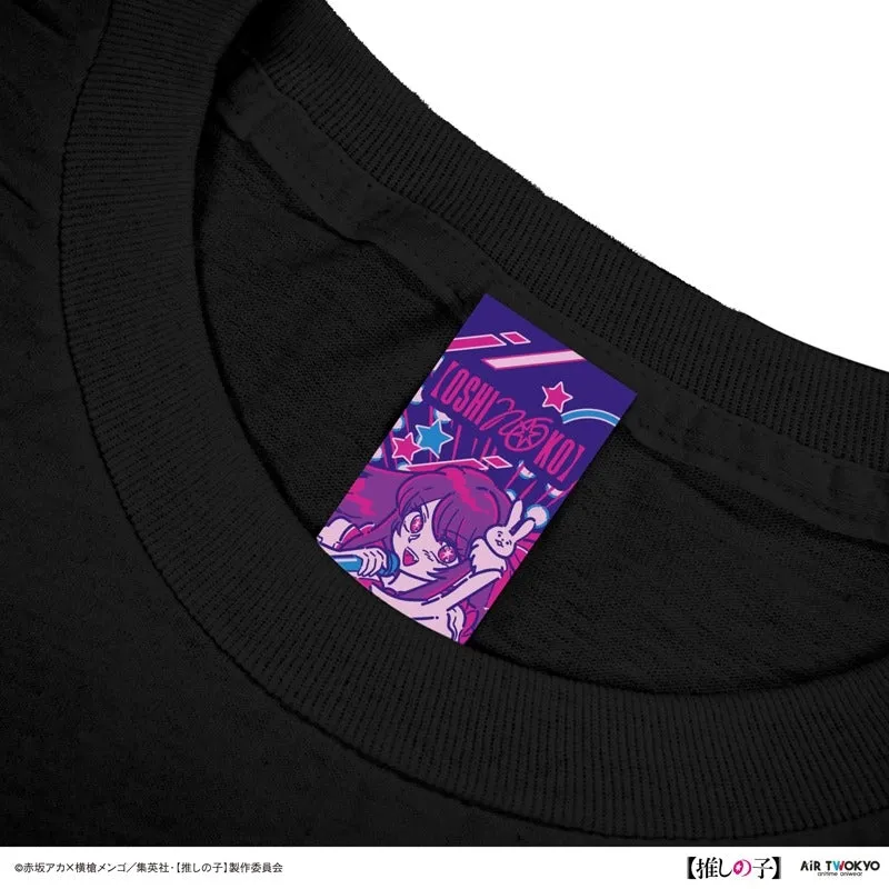 (Goods - Shirt) Oshi no Ko Vol. 1 Retro Pop T-shirt 2 (Aqua) XL