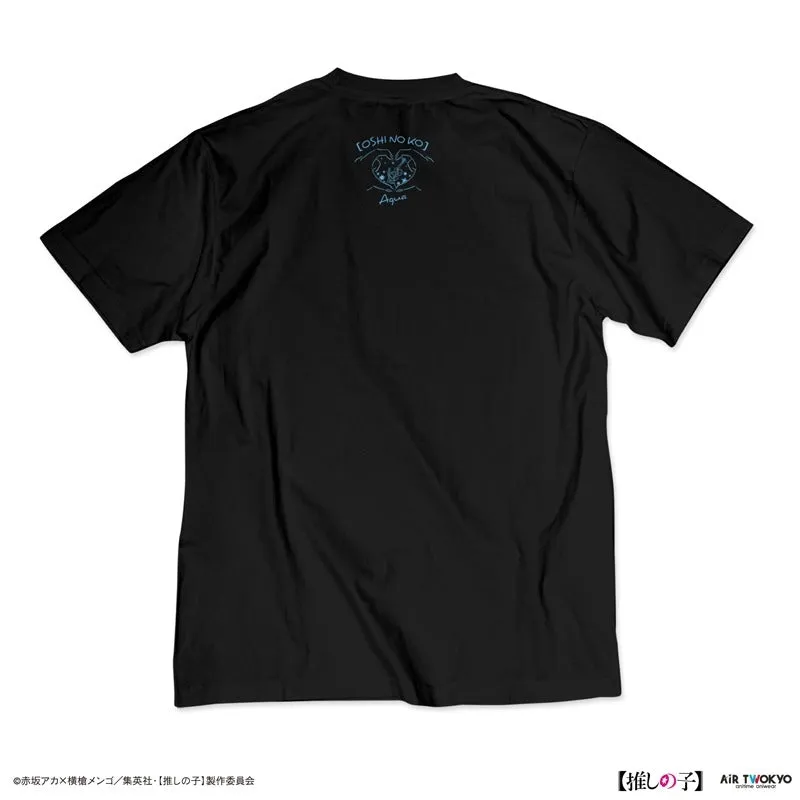(Goods - Shirt) Oshi no Ko Vol. 1 Retro Pop T-shirt 2 (Aqua) XL