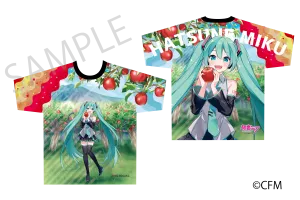 (Goods - Shirt)Hatsune Miku  Hirohako Full Graphic T-shirt - Art by Asagao Minoru