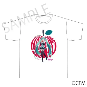 (Goods - Shirt)Hatsune Miku  Hirosaki Apple T-Shirt Size M - Art by Asagao Minoru