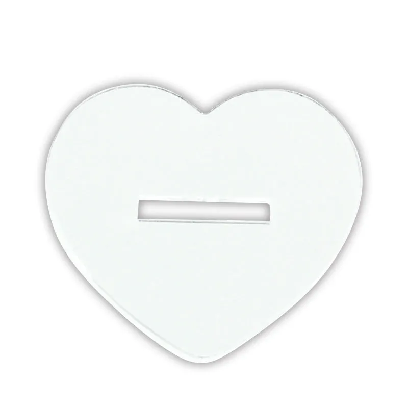 (Goods - Stand Pop Accessory) Non-Character Original Acrylic Stand Single (Heart-Shaped)