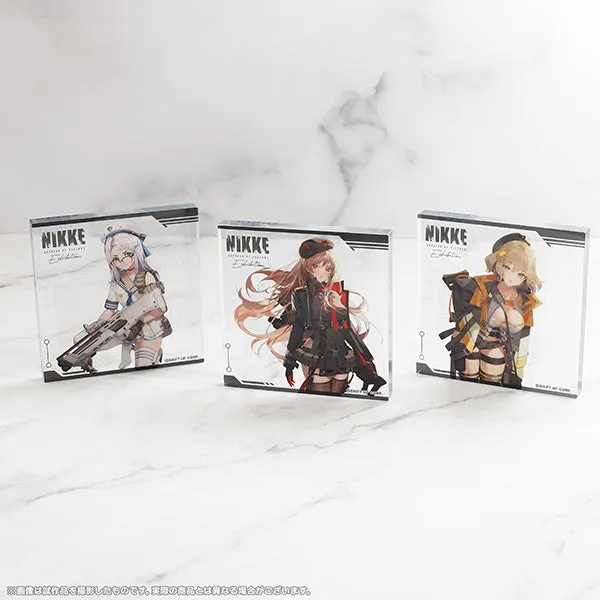 (Goods - Stand Pop) GODDESS OF VICTORY: NIKKE Plate Stand - Neon [NIKKE Exhibition 2024]