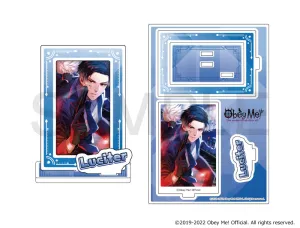 (Goods - Stand Pop) Obey Me! x mixx garden Card Petit Collection Frame Acrylic Stand (Lucifer)