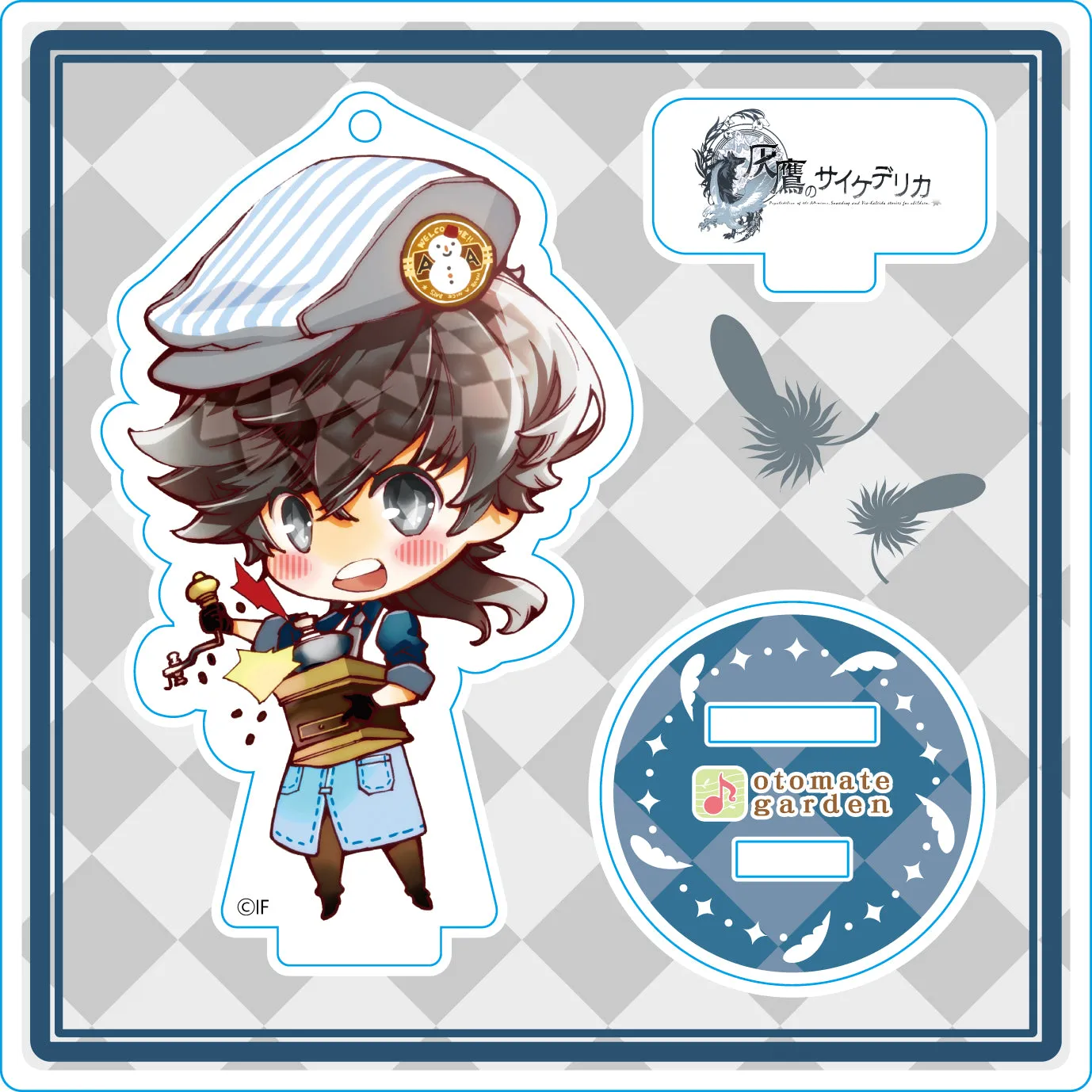 (Goods - Stand Pop) Otomate Garden Chibi Character Acrylic Stand 2017_60 Psychedelica of the Ashen Hawk Lavan