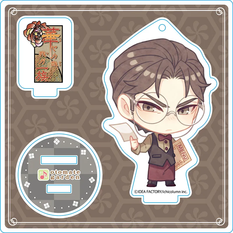 (Goods - Stand Pop) Otomate Garden Chibi Character Acrylic Stand 2017_72 Hanayaka Nari, Waga Ichizoku Miyanomori Tadashi