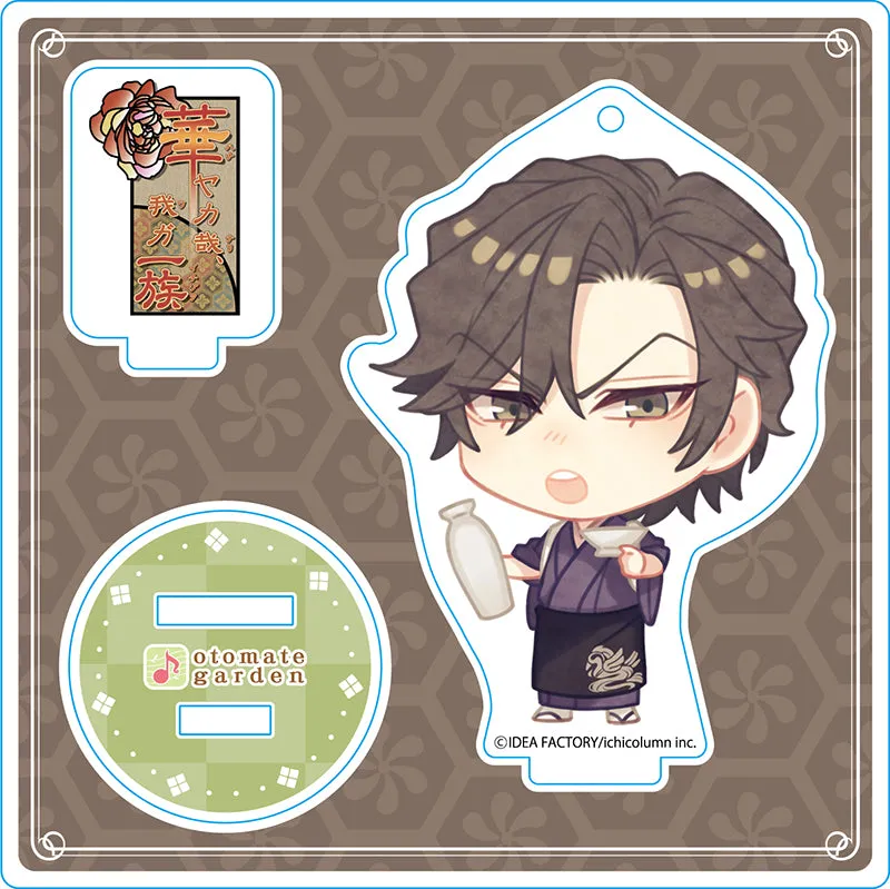 (Goods - Stand Pop) Otomate Garden Chibi Character Acrylic Stand 2017_73 Hanayaka Nari, Waga Ichizoku Miyanomori Isami
