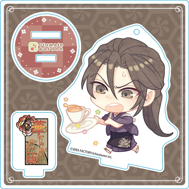 (Goods - Stand Pop) Otomate Garden Chibi Character Acrylic Stand 2017_78 Hanayaka Nari, Waga Ichizoku Miyanomori Mamoru
