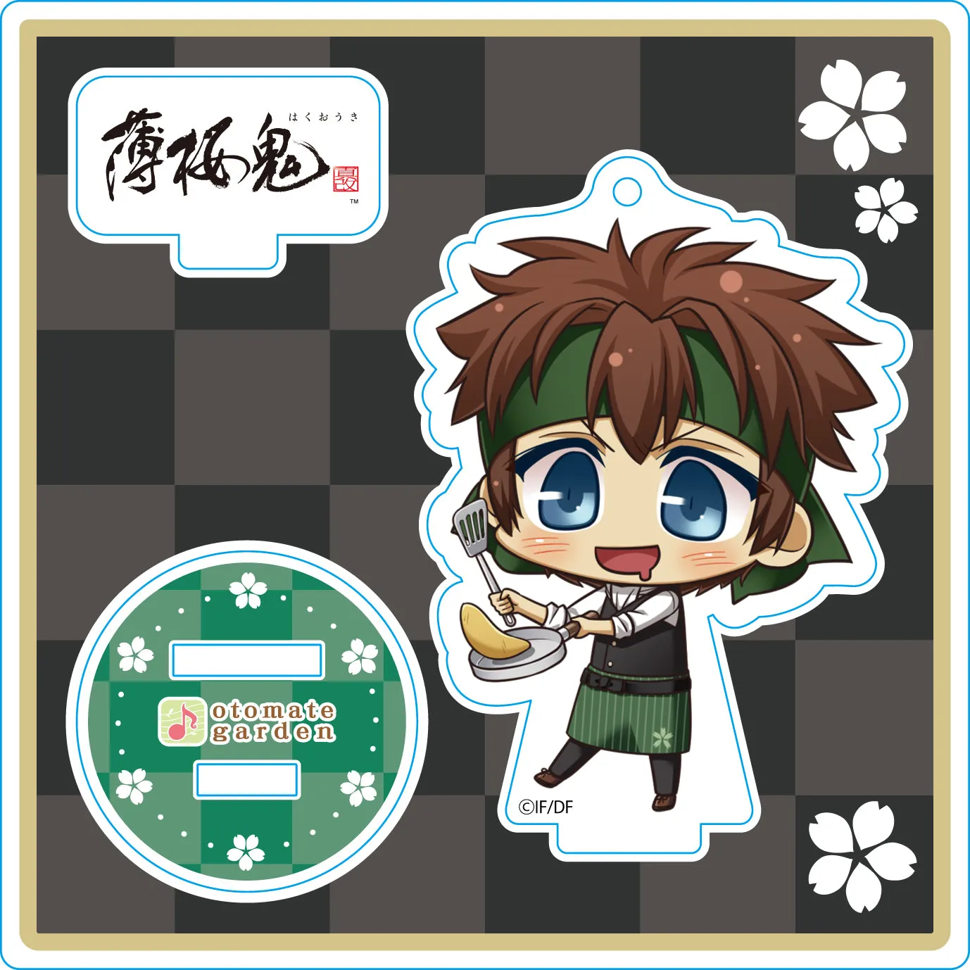 (Goods - Stand Pop) Otomate Garden Chibi Character Acrylic Stand 2017_92 Hakuoki Shinkai Nagakura Shinpachi