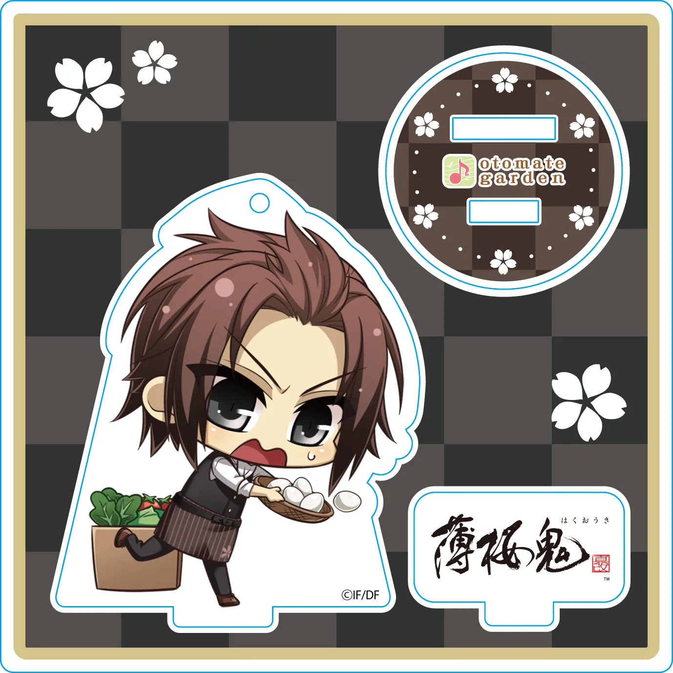 (Goods - Stand Pop) Otomate Garden Chibi Character Acrylic Stand 2017_96 Hakuoki Shinkai Soma Tonomo