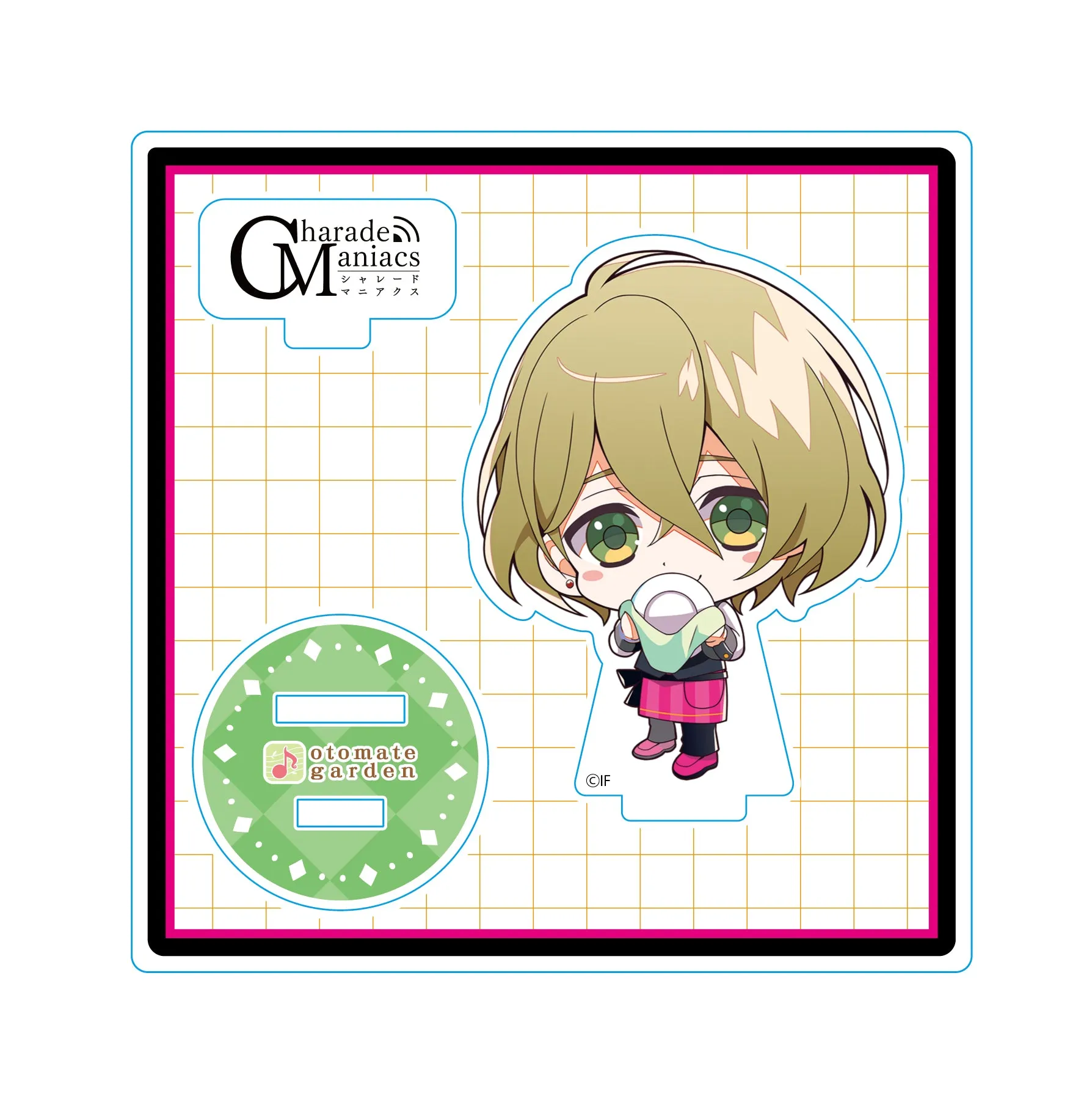 (Goods - Stand Pop) Otomate Garden Chibi Character Acrylic Stand _2019_122 Charade Maniacs Chigasaki Mamoru