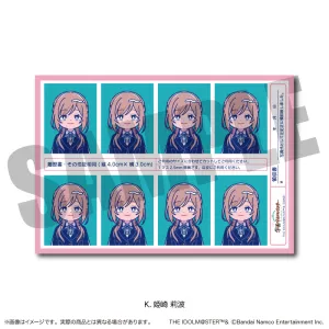 (Goods - Sticker) Gakuen iDOLM@STER ID Card Photo Style Sticker Vol.1 K Rinami Himesaki