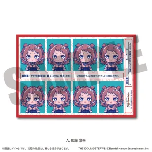 (Goods - Sticker) Gakuen iDOLM@STER ID Card Photo Style Sticker Vol.2 A Saki Hanami