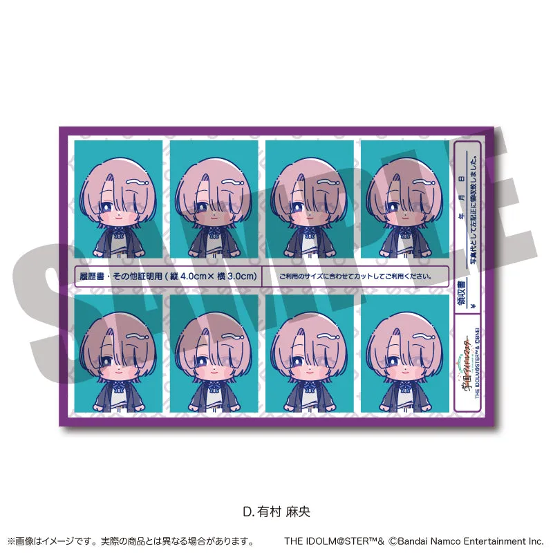 (Goods - Sticker) Gakuen iDOLM@STER ID Card Photo Style Sticker Vol.2 D Mao Arimura
