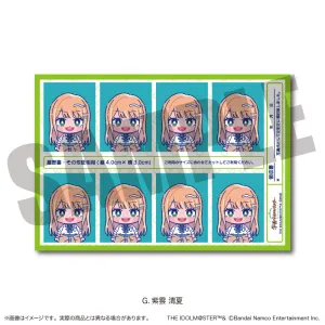 (Goods - Sticker) Gakuen iDOLM@STER ID Card Photo Style Sticker Vol.2 G Sumika Shiun