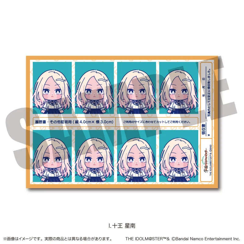 (Goods - Sticker) Gakuen iDOLM@STER ID Card Photo Style Sticker Vol.2 I Sena Juo