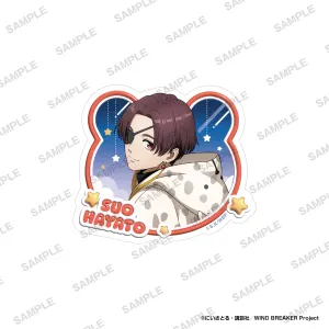 (Goods - Sticker) WIND BREAKER Die-Cut Sticker Pajama Party ver. - Hayato Suo