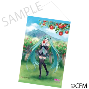 (Goods - Tapestry) Hatsune Miku  Hirosaki Apple Tapestry - Art by Asagao Minoru
