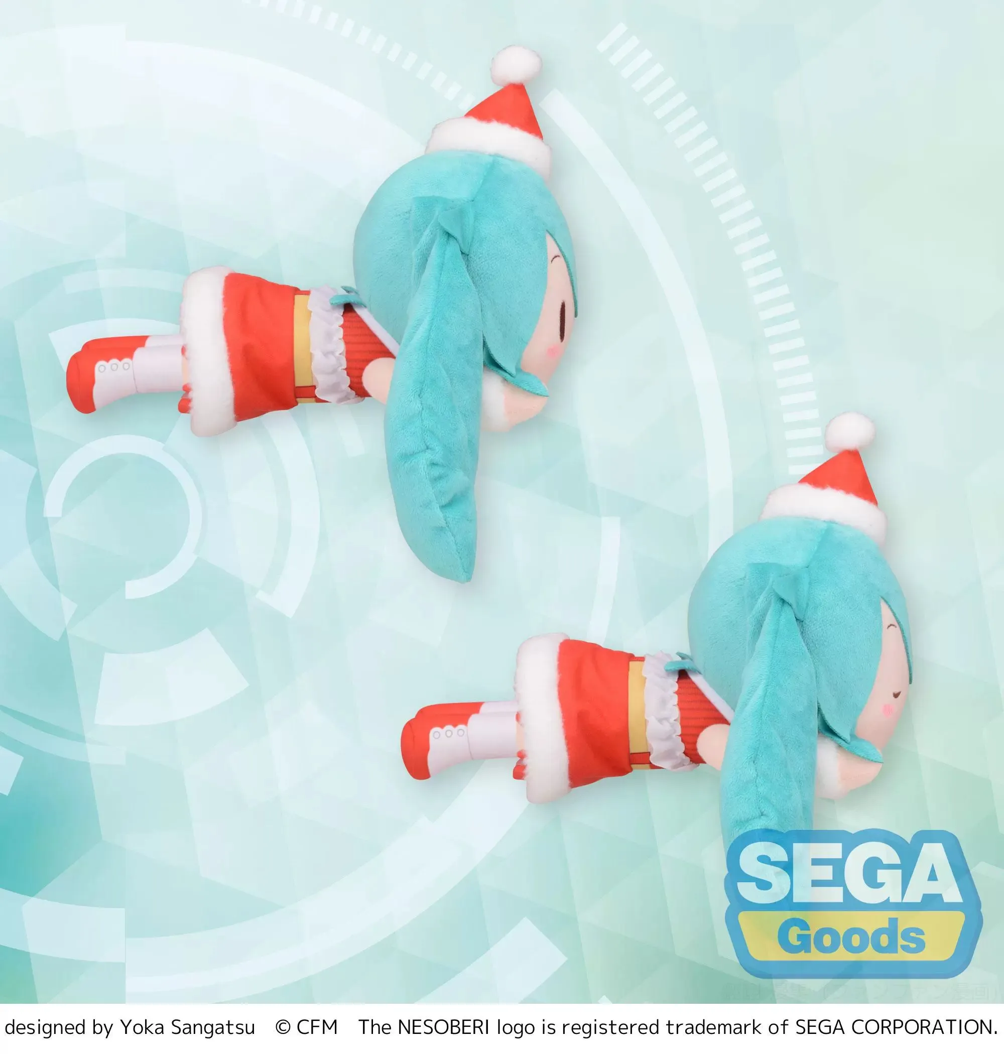 Hatsune Miku - Hatsune Miku Christmas 2023 Lay-Down M Plushie SEGA