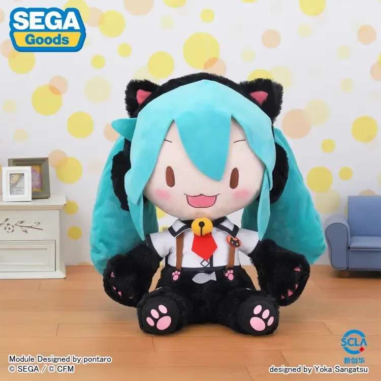 Hatsune Miku - Hatsune Miku DIVA Cat Ver. LL Plushie SEGA
