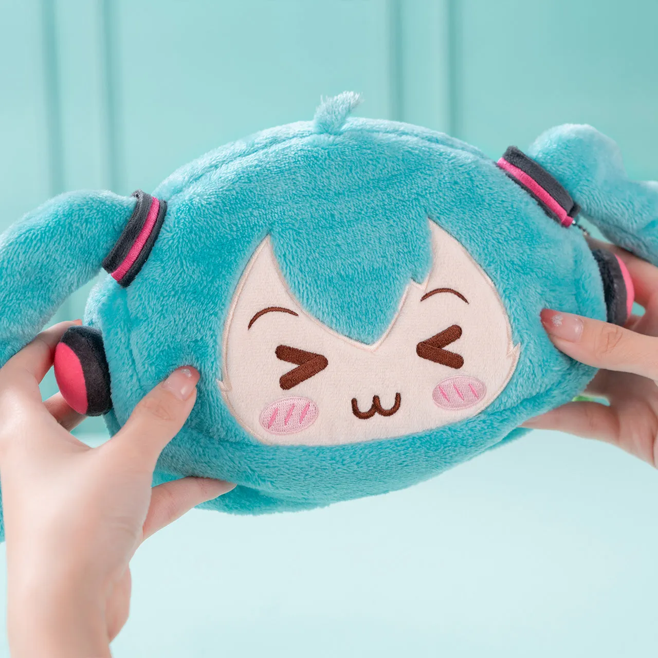 Hatsune Miku - Hatsune Miku Squinty Eyes Series Pencil Case Plushie Moeyu