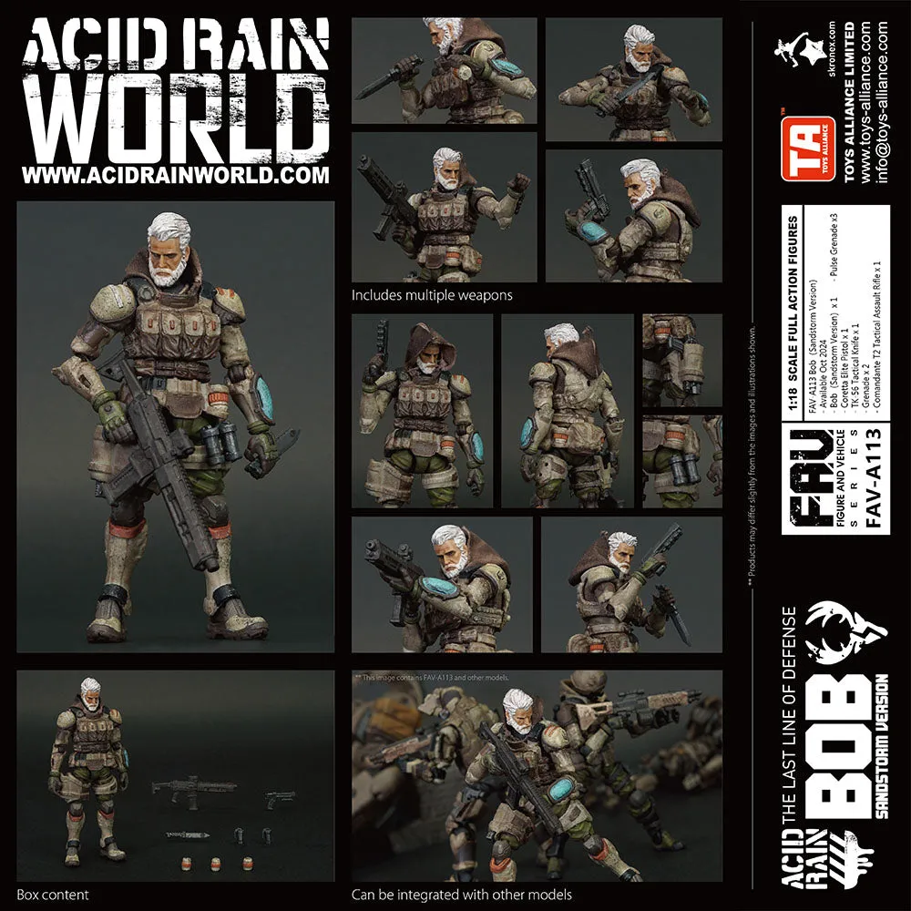 [Pre-order] Acid Rain World - FAV-A113 Bob (Sandstorm Version) 1/18 Action Figure Toys Alliance Limited